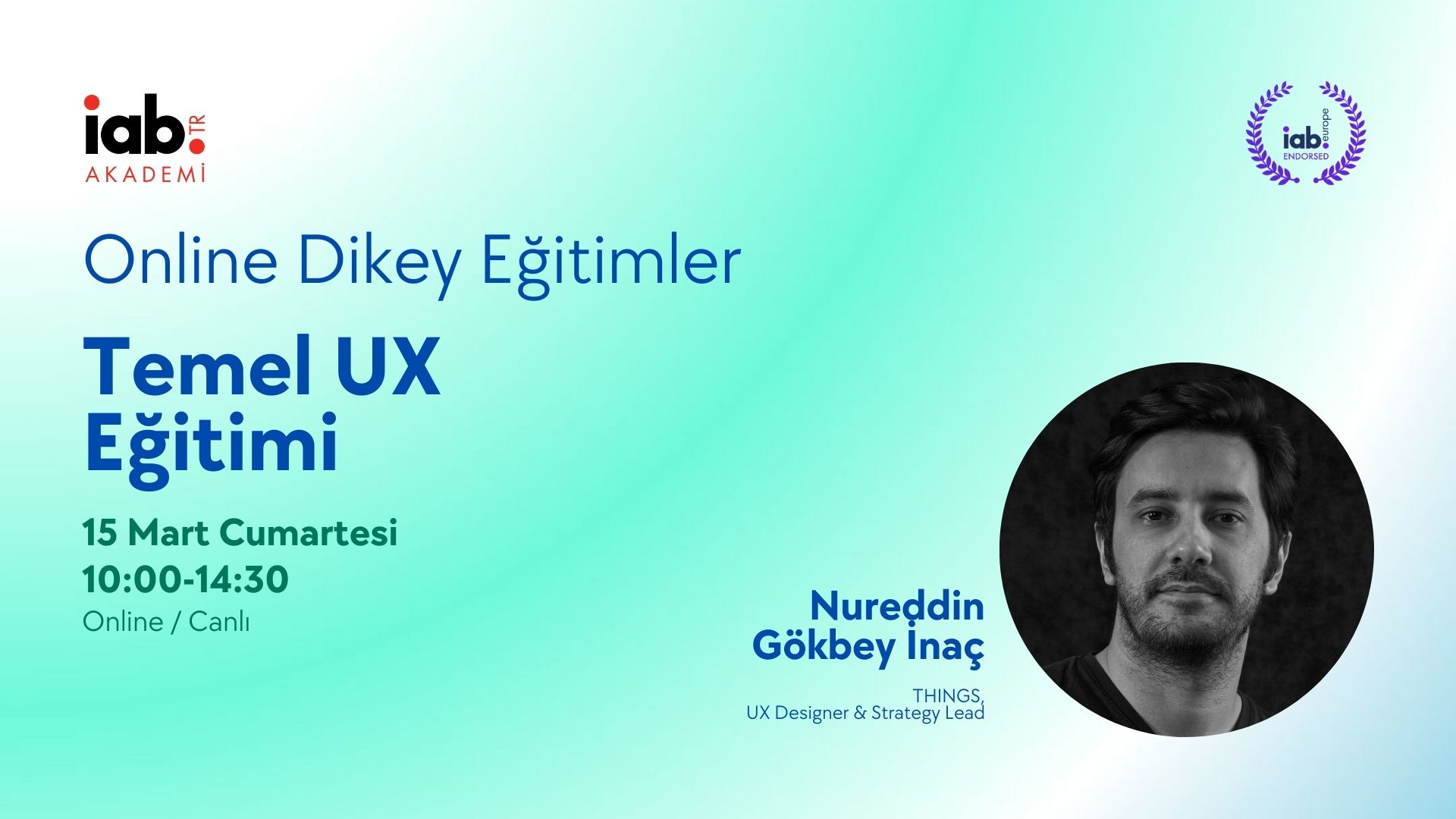 IAB TR | IAB Akademi Dikey Eğitim: Temel UX Eğitimi