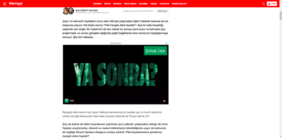 IAB TR | TEB – Ya Sonra