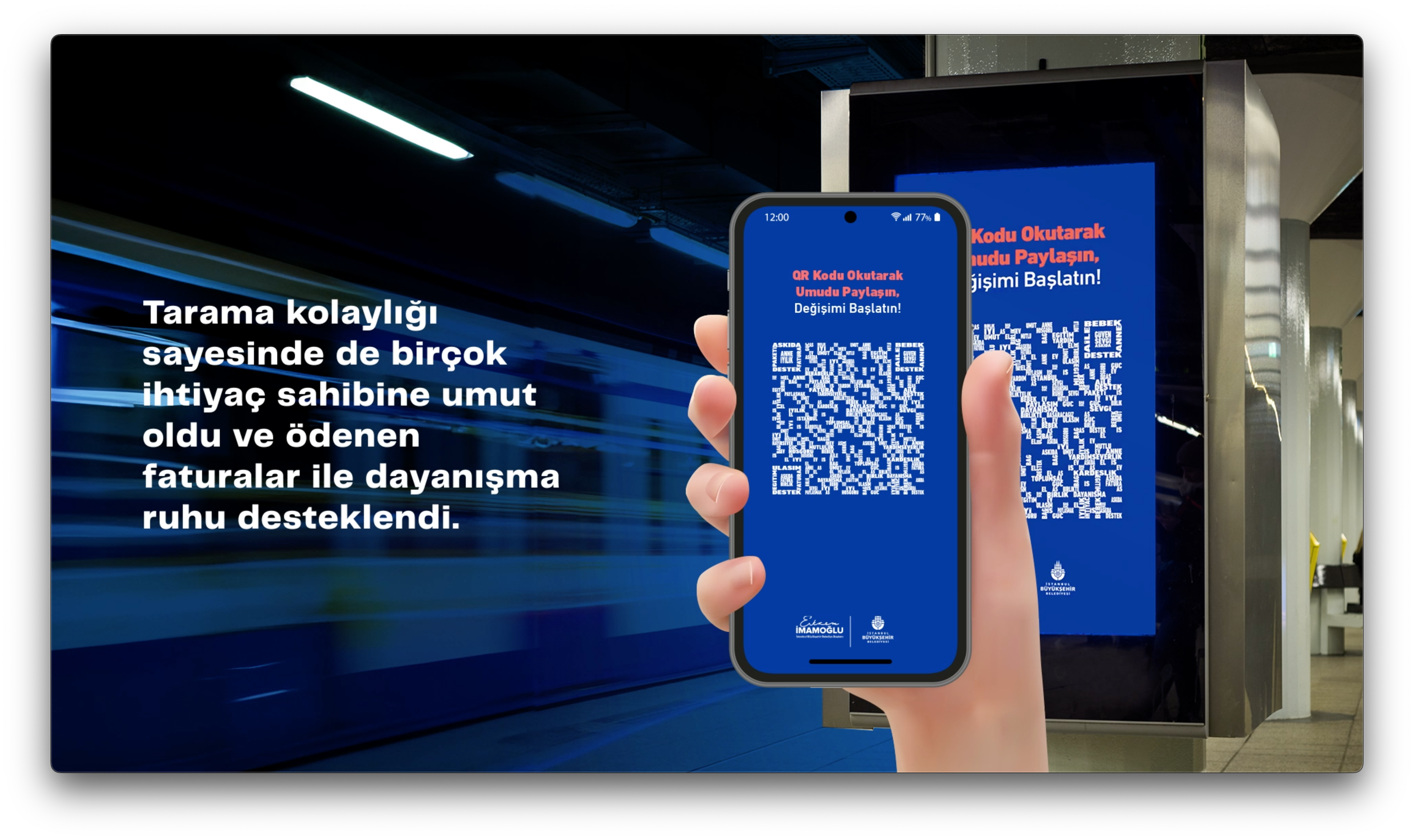 IAB TR | Askıda Fatura Tipografik QR
